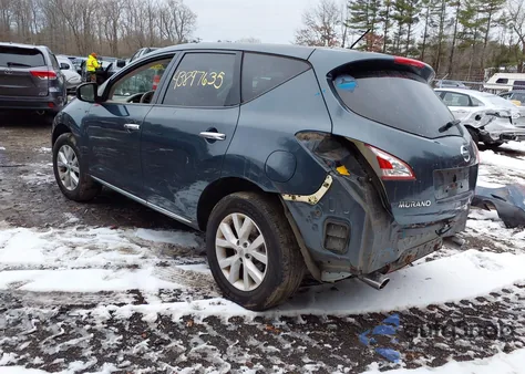 2012 Nissan Murano S из США, поврежденный, VIN JN8AZ1MW2CW206330